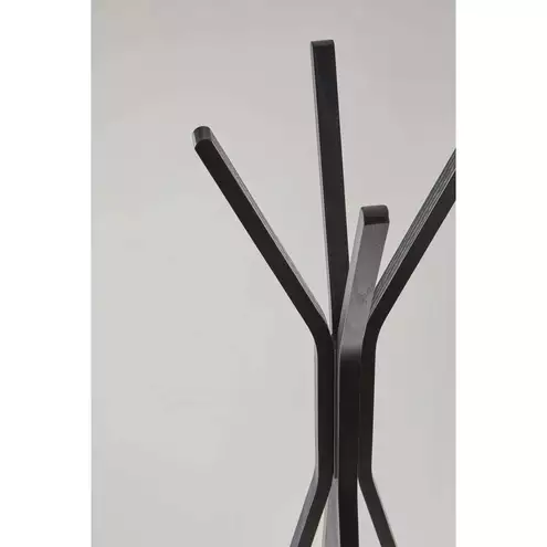 Toby Coat Rack Adesso WK3809-01 Toby 68 inch Plywood with Black Oak Wood Veneer Coat Rack