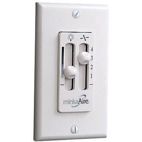 Rudolph White Wall Mount Fan Control