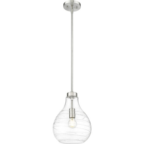Bon Air 1 Light 10 inch Brushed Nickel Pendant Ceiling Light