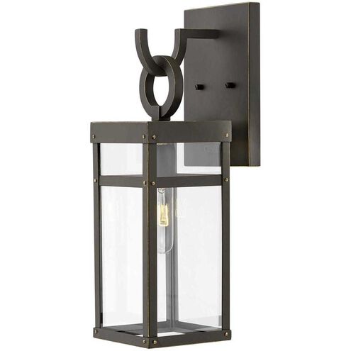 Estate Series Porter Outdoor Wall Mount Lantern in Oil Rubbed Bronze, Non-LED, Open Air