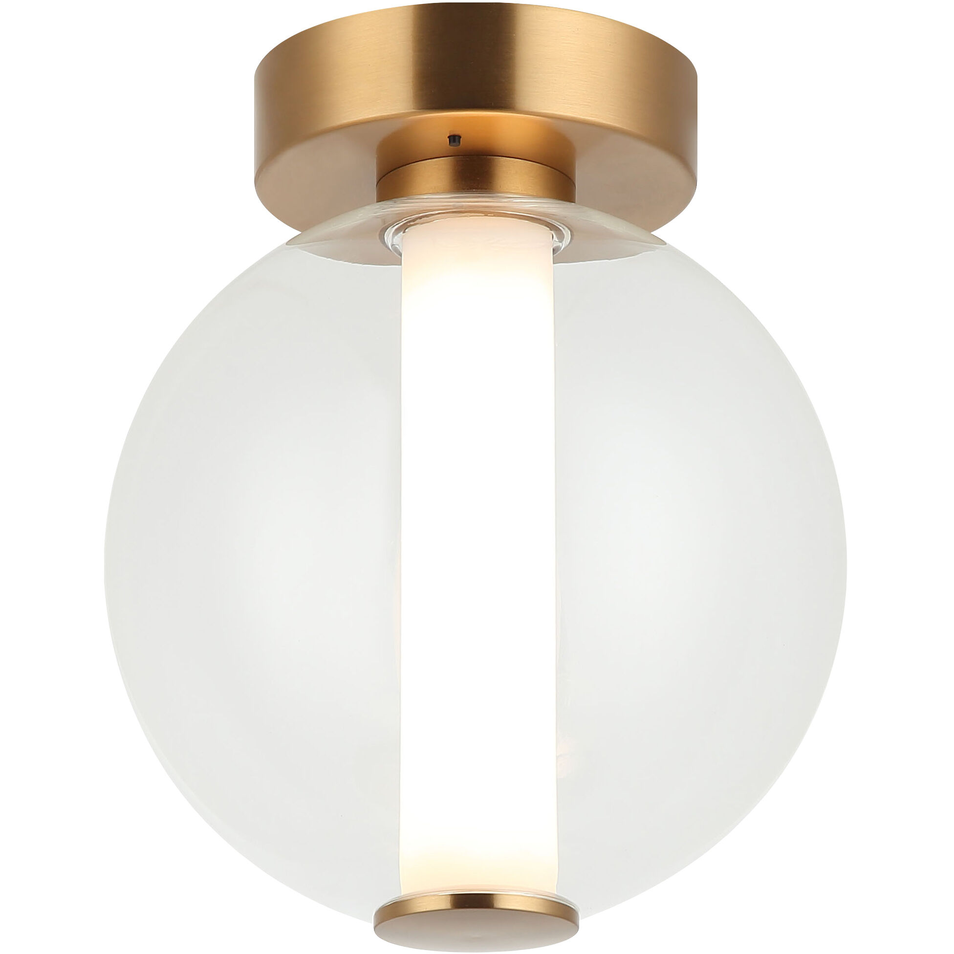 Belange LED 8 inch Aged Gold Brass Wall Sconce Wall Light