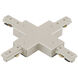 H Track 120 Brushed Nickel Track Component Ceiling Light