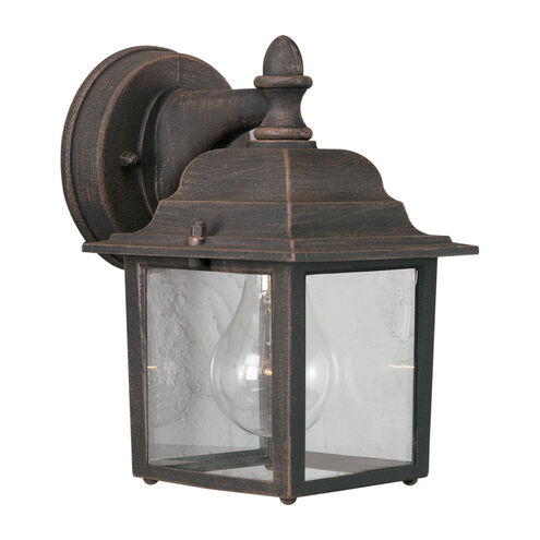 Signature 1 Light 9 inch Painted Rust Outdoor Wall Light