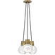 Sean Lavin Mina LED 9 inch Natural Brass Pendant Ceiling Light
