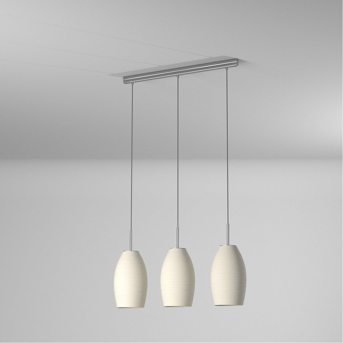 Batista 1 3 Light 28 inch Matte Nickel Trestle Hanging Light Ceiling Light