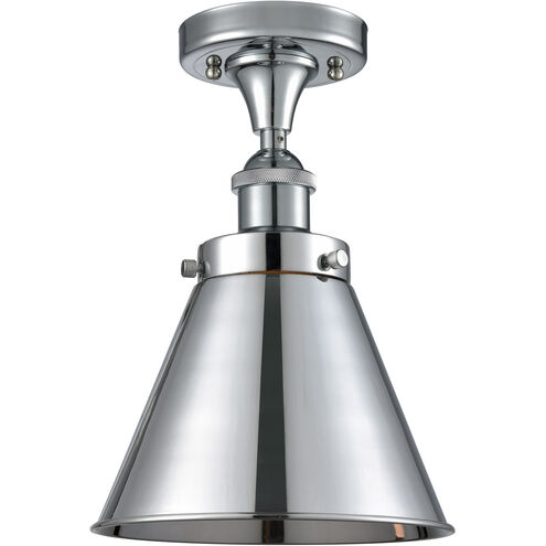 Ballston Appalachian 1 Light 7 inch Polished Nickel Semi-Flush Mount Ceiling Light