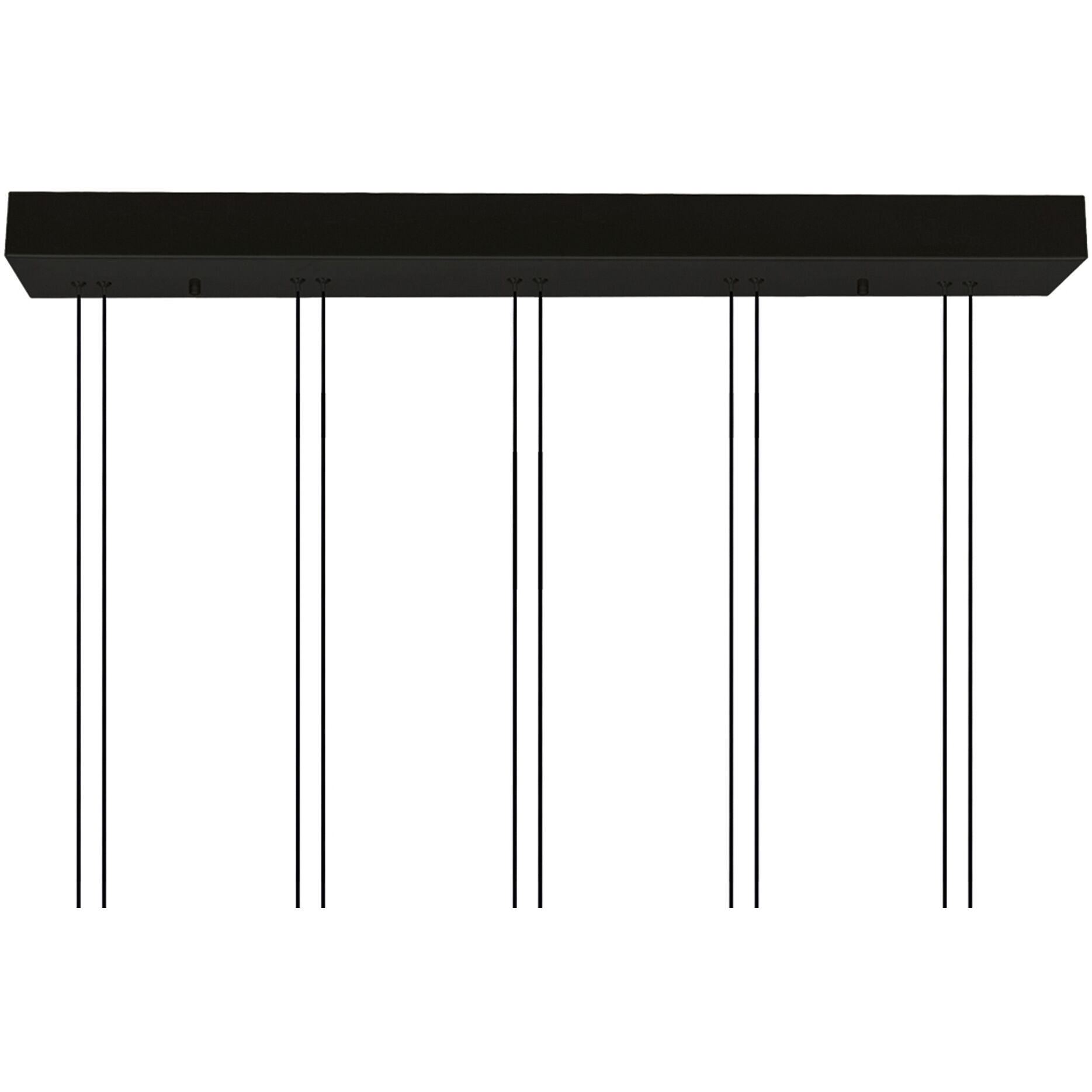 Hoops LED 5 inch Black Chandelier Ceiling Light