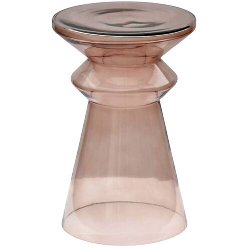 Donora 19.5 X 13 inch Top: Rust; Base: Dark Brown End Table