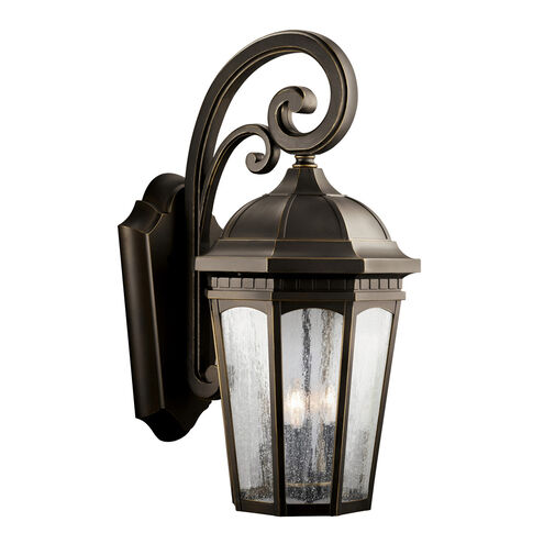 Courtyard 3 Light 12.25 inch Outdoor Wall Light