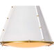 French Maid 1 Light 16 inch White Chandelier Ceiling Light, Small