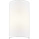 Textile Collection 1 Light 5.5 inch White ADA Wall Sconce Wall Light