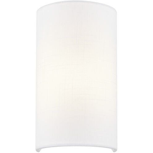 Textile Collection 1 Light 5.5 inch White ADA Wall Sconce Wall Light