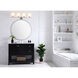 Collier 4 Light 38 inch Chrome Wall sconce Wall Light