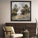 Pathway to Tranquil Shore Blue and Beige and Brown and Gray Canvas