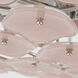 kate spade new york Leighton LED 32.5 inch Polished Nickel Flush Mount Ceiling Light in Blush Tinted Glass, Grande