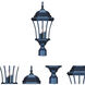 Bryn Mawr 3 Light 21 inch Matte Black Exterior Post Mount Light