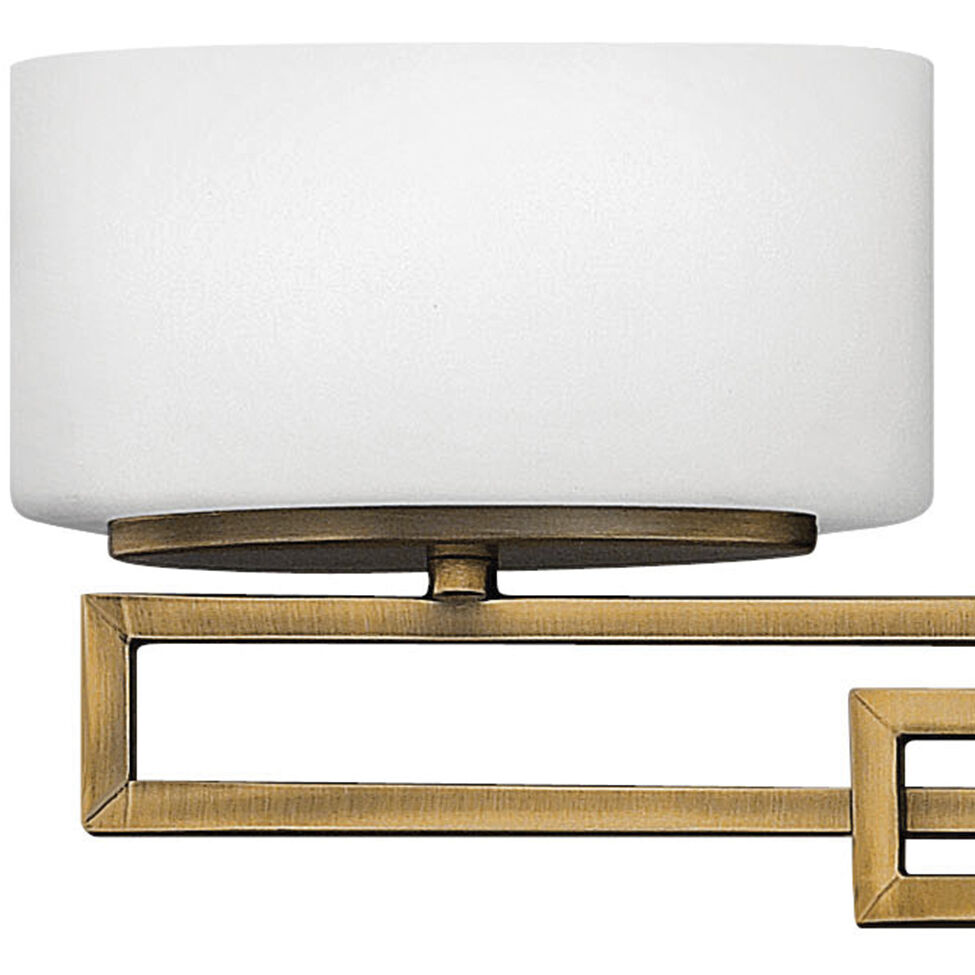Lanza 5 Light 43 inch Brushed Bronze Vanity Light Wall Light