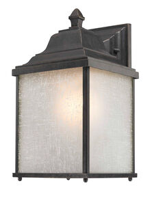 Charleston 1 Light 13 inch Winchester Outdoor Wall in White Linen