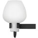 Sylvie 3 Light 24 inch Black Bath Light Wall Light