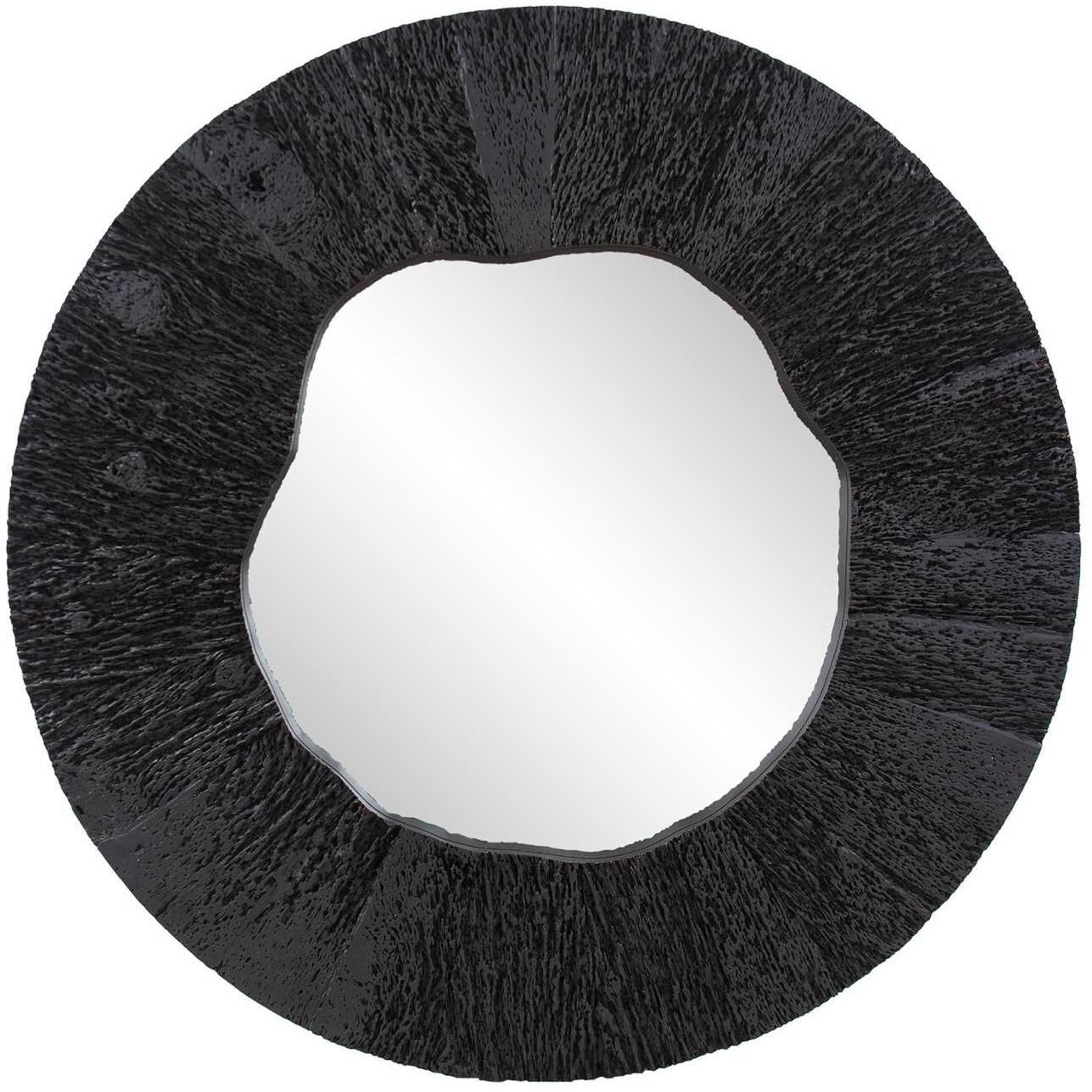 Yazku 47 X 47 inch Matte Black Mirror