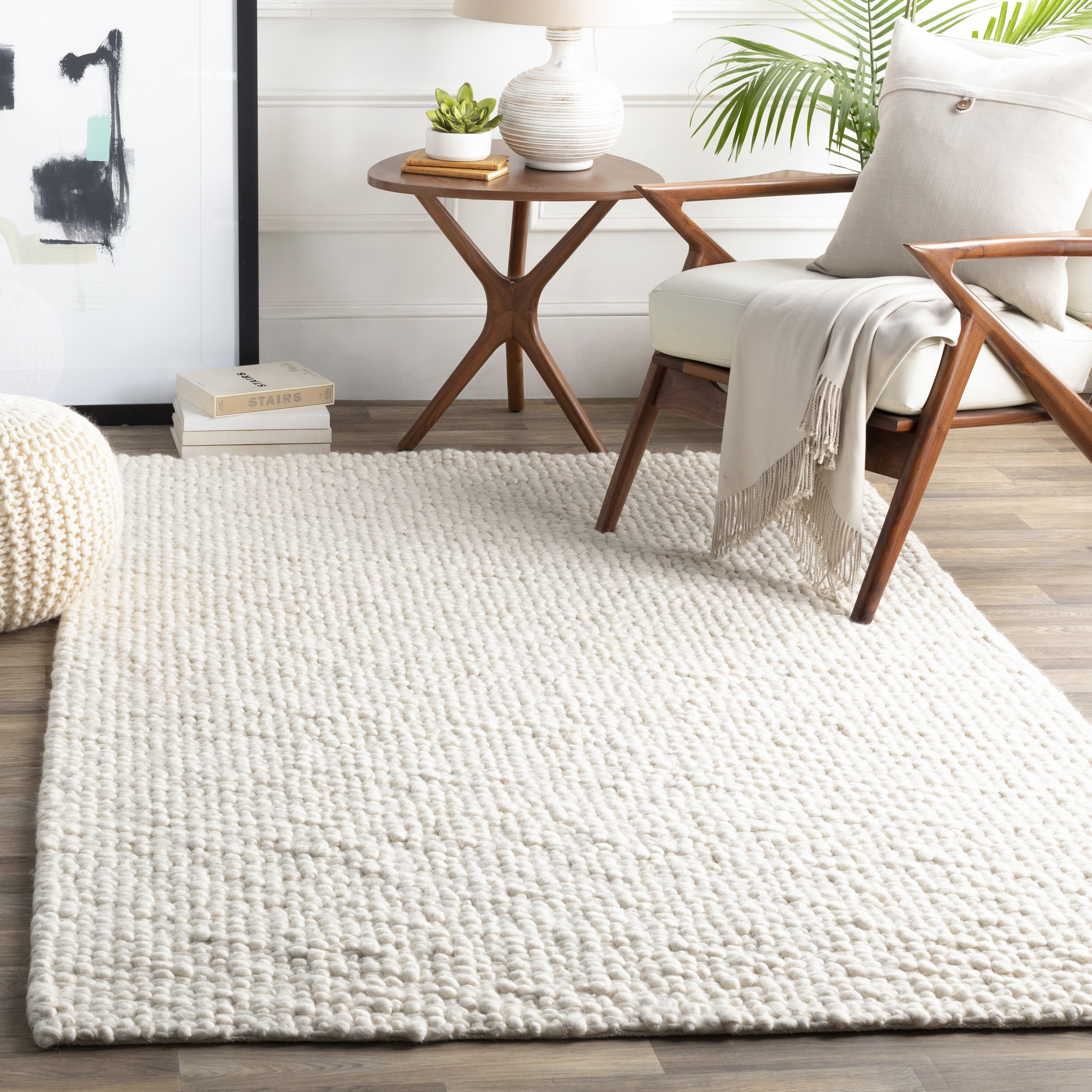 Neravan 120 X 96 inch Ivory Rug in 8 x 10, Rectangle