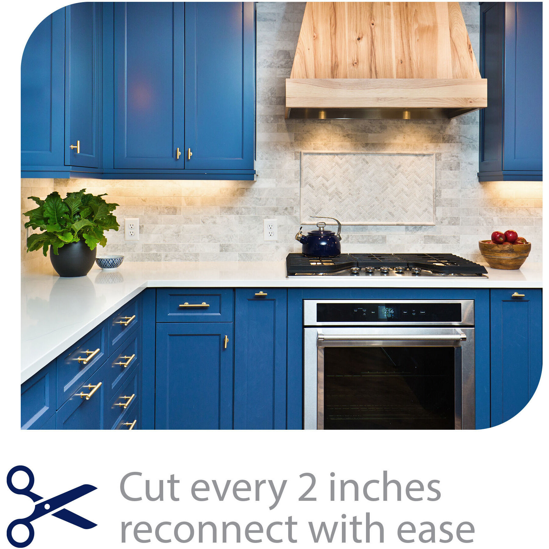 Gemini 24 LED 288 inch White LED Tape Lighting in 4000K, 24ft, WAC Limited