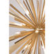 Confluence 16 Light 34 inch Piastra Gold Pendant Ceiling Light