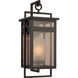 C&M by Chapman & Myers Fairhaven 1 Light 23.5 inch Truffle Outdoor Wall Light in LED