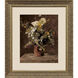 Flowers in a Vase Brown and Neutral and Rust and Yellow Framed Art