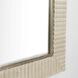 Estriada 84 X 48 inch Cerused White Mirror