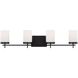 Sean Lavin Zire Wall Bath Fixture Wall Light in Midnight Black