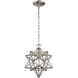 Bells 1 Light 12 inch Polished Nickel Mini Pendant Ceiling Light