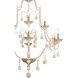 Colonial Charm 9 Light 33.13 inch White Wash and Sun Dried Clay Chandelier Ceiling Light
