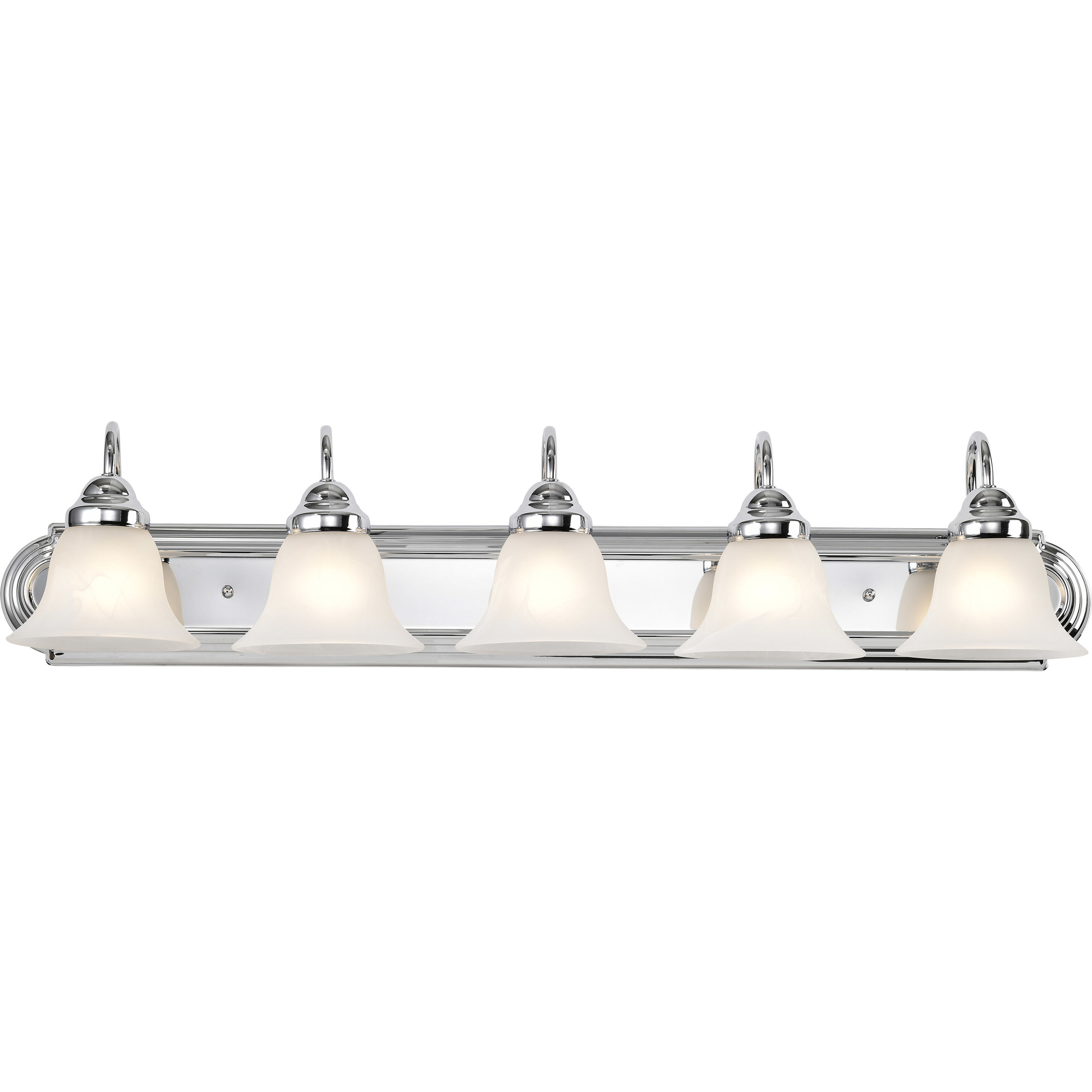 Ballerina 5 Light 36 inch Polished Chrome Vanity Light Wall Light