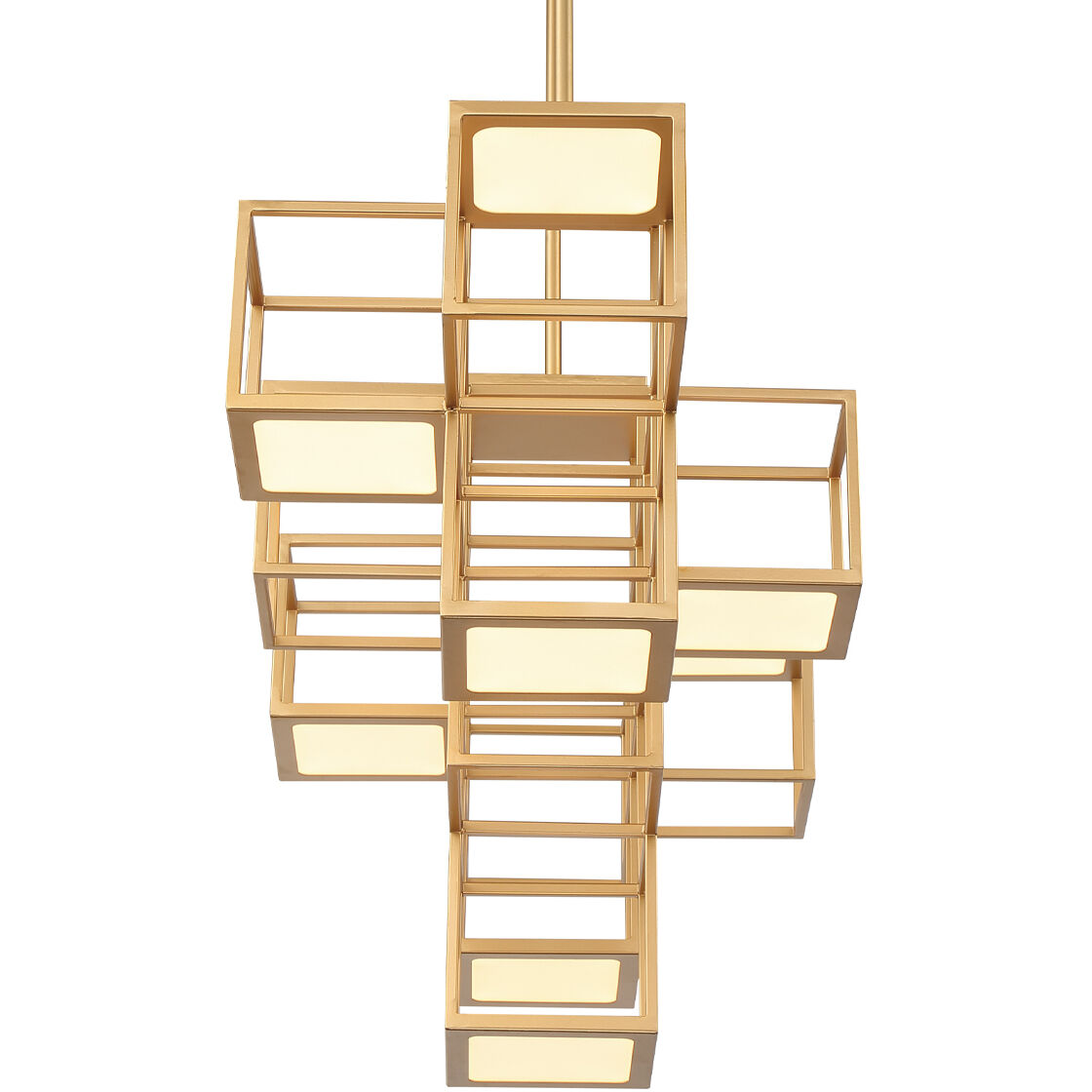 Ferro LED 16 inch Gold Chandelier Ceiling Light