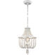Arch Crest Dr 1 Light 10 inch White Mini Pendant Ceiling Light