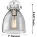 Downtown Urban Newton Bell 6 Light 26 inch Matte Black Statement Chandelier Ceiling Light