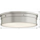 Marnex LED 13 inch Brushed Nickel Flush Mount Ceiling Light
