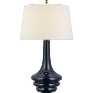 Chapman & Myers Wallis 32.5 inch 15 watt Mixed Blue Brown Table Lamp Portable Light, Large