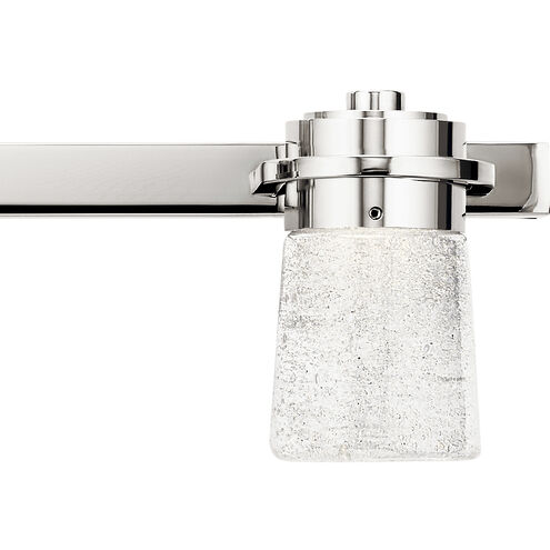 Vada LED 22 inch Polished Nickel Bathroom Vanity Light Wall Light, 3 Arm
