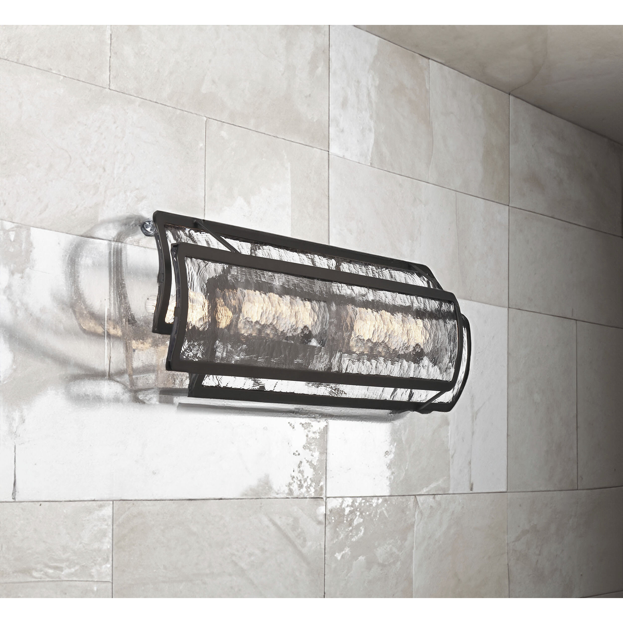 Bella Collina 2 Light 36 inch Coal Bath Vanity Wall Light