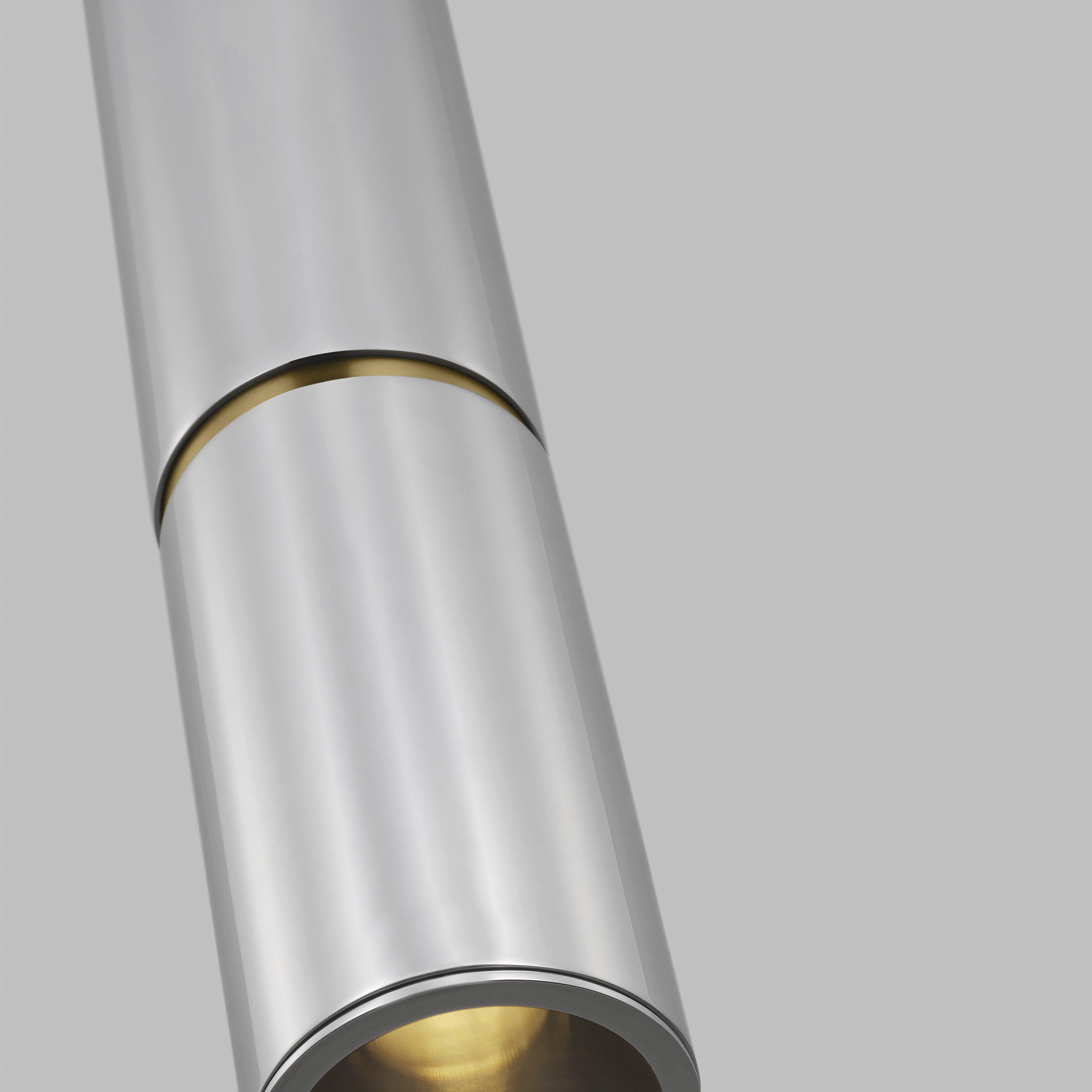 Mick De Giulio Sottile LED 3 inch Polished Stainless Steel Line-Voltage Pendant Ceiling Light