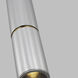 Mick De Giulio Sottile LED 3 inch Polished Stainless Steel Line-Voltage Pendant Ceiling Light