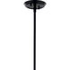 Alvaro 8 Light 11.5 inch Black Chandelier Linear Ceiling Light, Double