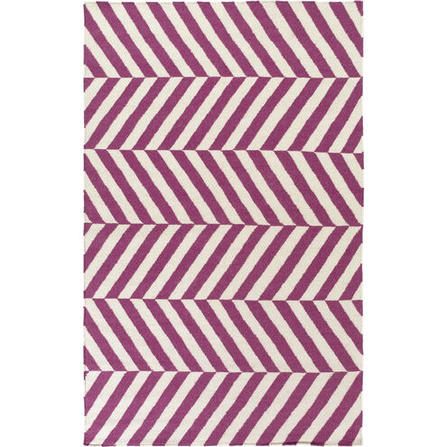 Frontier 132 X 96 inch Bright Pink, Taupe Rug