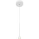 Piccolo LED 5 inch Matte White Mini Pendant Ceiling Light