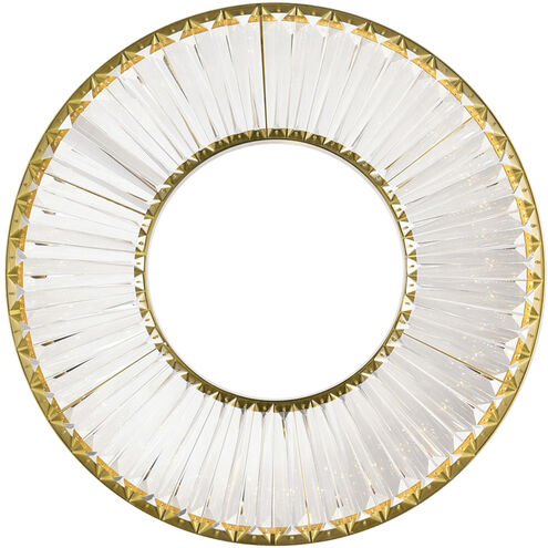 Bjoux LED 32 inch Brass Down Chandelier Ceiling Light