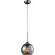 Cassandra 1 Light 8 inch Polished Chrome Mini Pendant Ceiling Light in Incandescent