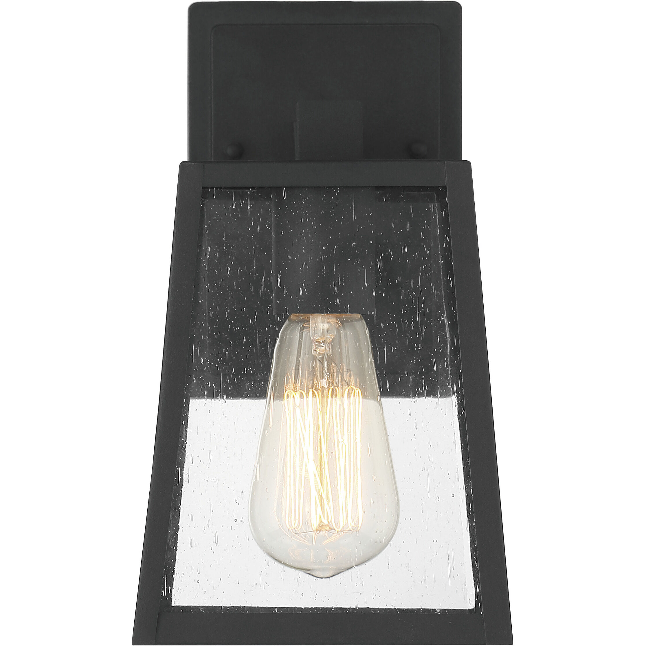 Dunn 1 Light 10 inch Textured Matte Black Outdoor Wall Mount, Small