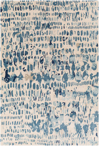 Kavita 216 X 144 inch Navy Rug in 12 x 18, Rectangle